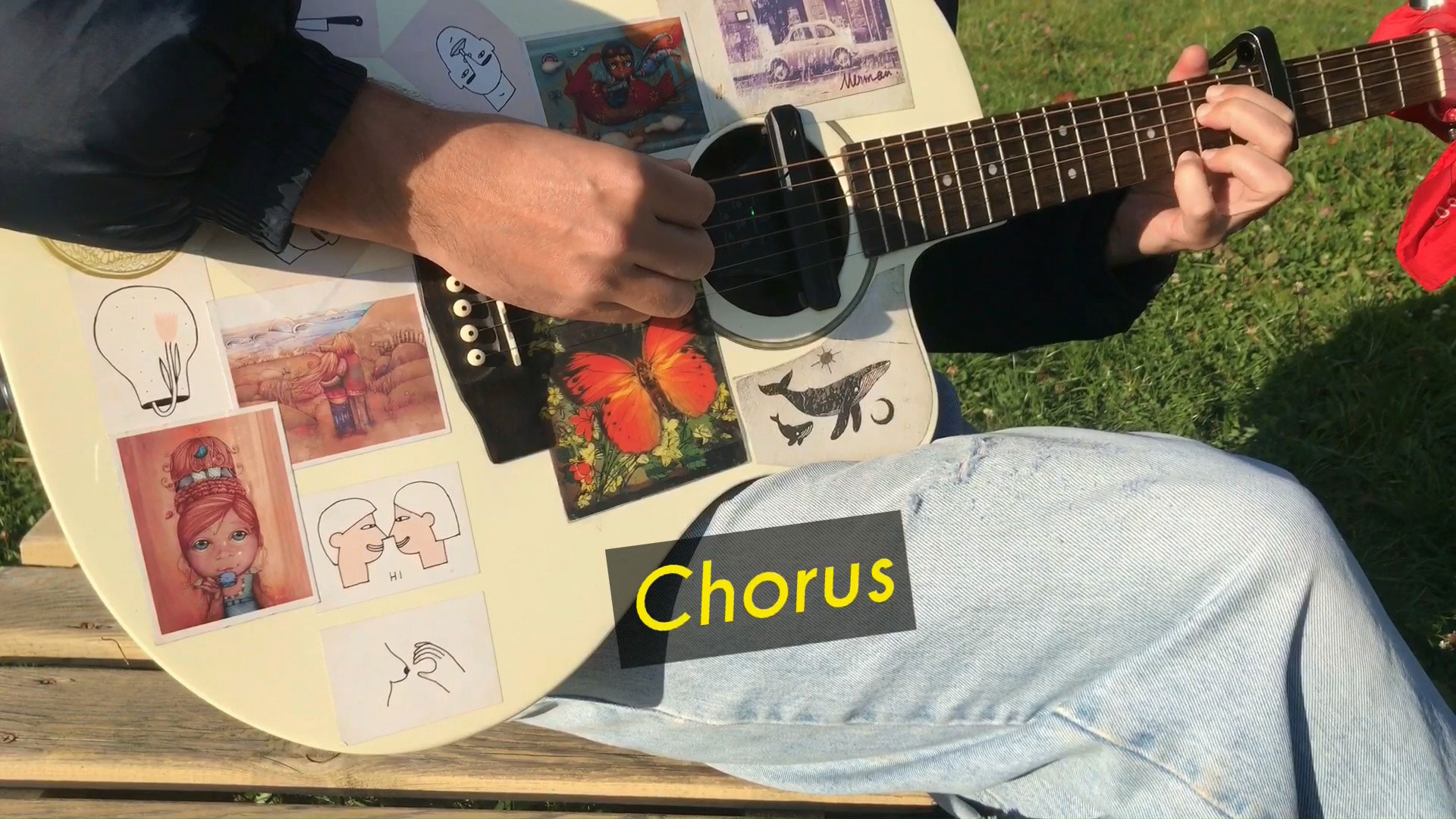 Эффект хорус (chorus) на обычной акустике без комбика! Звукосниматель для акустической гитары x2 double go (g0)